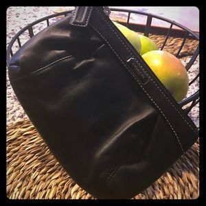 Coach Wristlet Black Leather